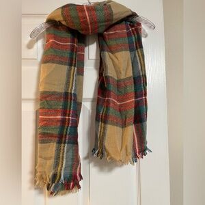 Plaid Multicolor Scarf